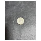 1962 Franklin half dollar with D mint mark