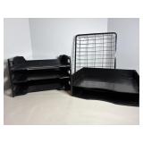 Plastic stackable file or paper organizers....