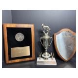 Vtg dog trophies & awards