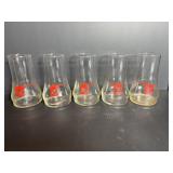 Vtg 7-UP "The Uncola" upside down  glass...