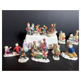 Minature ceramic figurines