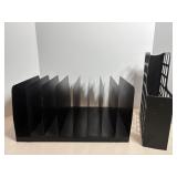Metal file organizers (2) & (1) plastic organizer