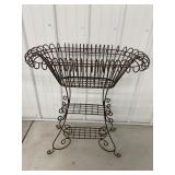 Metal plant stand 28" x 15" 32"