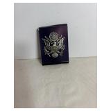 WW2 ERA Army Air Corps officer cap badge 2.25"W x.