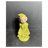 Ceramic pixie Elf figurine from 1950