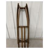 Vtg Wood Sled 40" x 14" x 9"