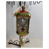 Christopher Radko ornament clock
