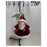 Christopher Radko Roly Poly Sanata