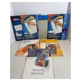Kodak photo paper, Avery address labels & misc