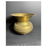 Vtg Brass spittoon