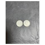 1964 (2) Kennedy half dollars no mint mark