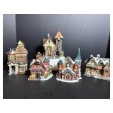 Holiday Time Christmas Village cermaic