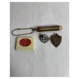 Vtg Enlisted U.S. Collar Lapel pin, Knights...