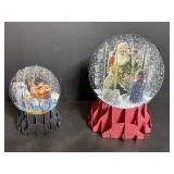 Pop up snow globes
