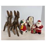 Christmas Santas & deer