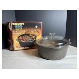 5 Qt Cast Iron dutch oven with glass lid