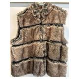 Dennis Bisso Faux fur vest size 3X