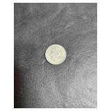 1962 Franklin half dollar with D mint mark