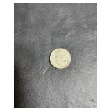 1953 Franklin half dollar with D mint mark