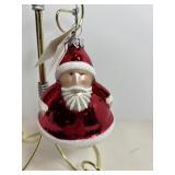 Christmas Radko ornament Roly Poly Sanat Claus