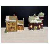 New England Village Dept 56 house & barn...