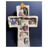 Lighted Christmas Navitiy Cross