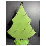 Wood Christmas tree on stand 21.5"H