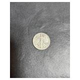 1942 Liberty walking half dollar