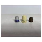 Vtg Thimbles Sinclair, Snow White Bakeries...