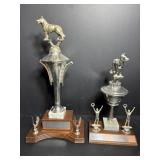 Vtg dog trophies