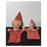 Vtg Hand puppets
