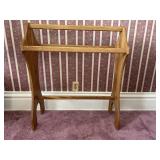 Oak quilt rack 32"W x 14" 37"H