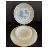 Vtg Temacrista plates & saucers