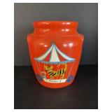 Vtg Ransburg Pottery hand painted Stoneware...