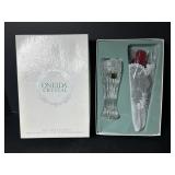 Oneida Crystal Southern Garden Sweetheart vase...