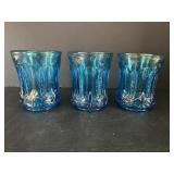 Anchor Hocking Colonial tulpid laser blue small