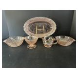 Pink Depression serving bowls (2),  Miss ...