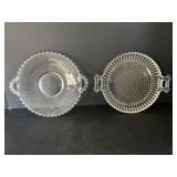 Vtg Candlewick serving dishes