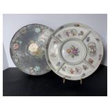 Vtg divided serving plate made in Japan with box