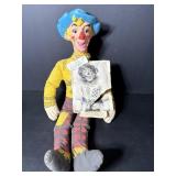 1965 Vtg Ralston Scarecrow by checker board...