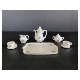 Vtg toy china - chip on tray