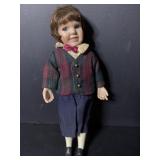 Antique boy China doll 10"