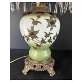 Vtg Hurricane Lamp - cord needs replaced - ...