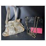 Whiting & Davis purse, chesckbook cover & misc