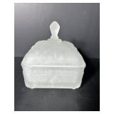 Tiara indian glass frosted honey bee hive...