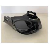 Dark red L.E. Smith Bon Bon dish