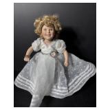 Vtg Shirley Temple porcelain 10" doll