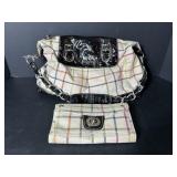 Vtg Coach purse & matching wallet, wallet some...