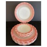 Vtg Hazel Atlas plates 9" & 6"