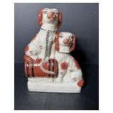 Vtg Staffordshire Pottery King Charles Spaniel..